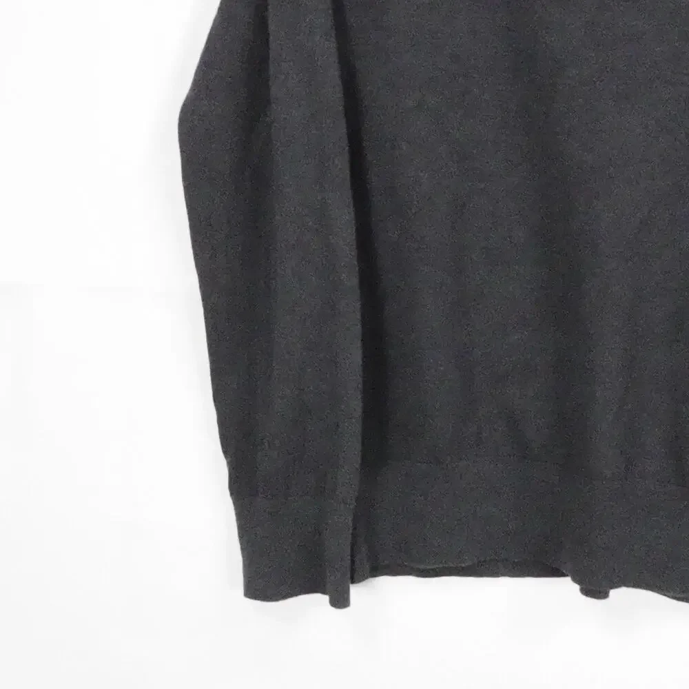 Banana Republic Sweater Men Large Gray Silk Cashmere Crewneck Luxury Knit Casual